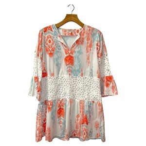 Tyler Boe Print Izzy Tunic Dress Size M